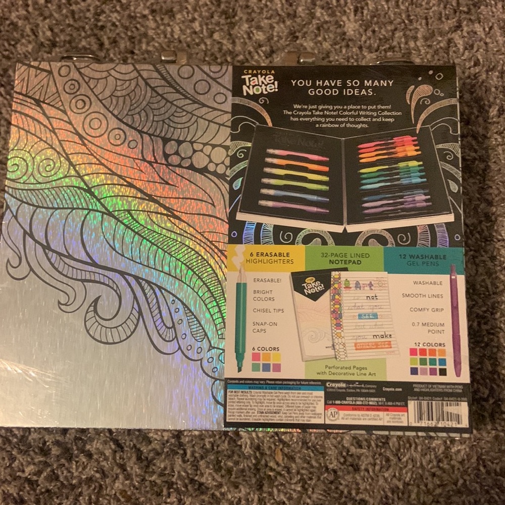 Crayola: Take Note! ~ Colorful Writing Collection - Picture 2 of 3